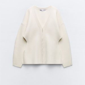 Zara Tailored knit cardigan